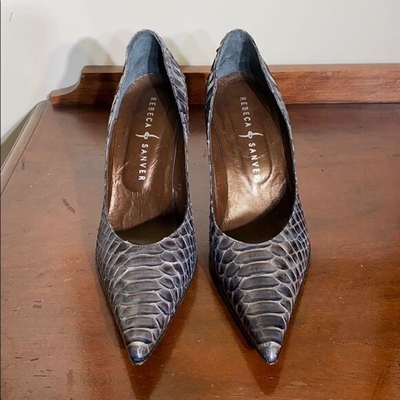 Rebeca Sanver Leather Pumps Made in Spain - Picture 3 of 8